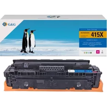 G&G XL Tonera kasetne, saderīga ar HP 415X / W2033X - Magenta, 6000 lapas