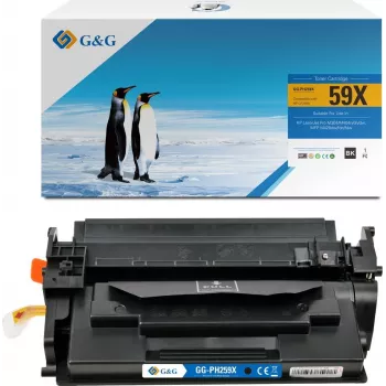 G&G XL Tonera kasetne, saderīga ar HP 59X / CF259X ar mikroshēmu (19577)