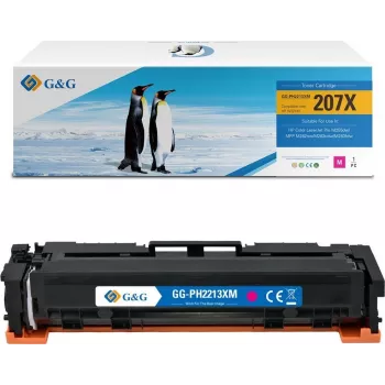 G&G XL Toner saderīgs ar HP 207X/ W2213X (ar mikroshēmu) Magenta