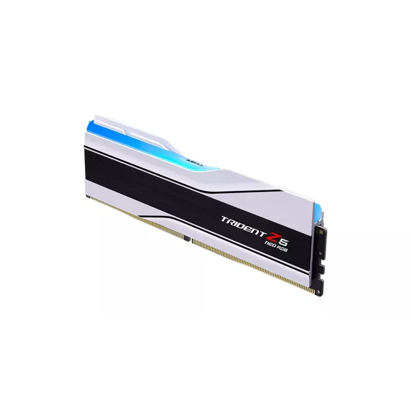 G.Skill Trident Z5 Neo RGB 48 GB (2x 24 GB) DDR5-6400 CL32 balts AMD EXPO atmiņas komplekts F5-6400J3239F24GX2-TZ5NRW