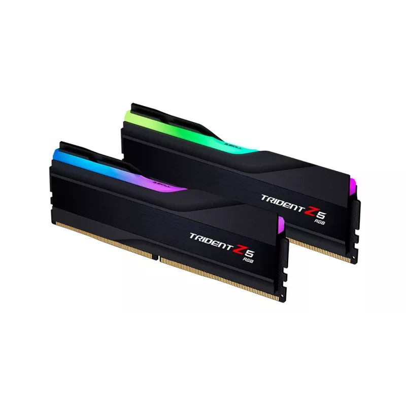 G.Skill Trident Z5 RGB 96GB (2x48GB) DDR5 6000 MT/s CL30 1.35V 288-pin DIMM Galddatora atmiņas komplekts - Melns