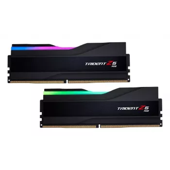 G.Skill Trident Z5 RGB 96GB (2x48GB) DDR5 6000 MT/s CL30 1.35V 288-pin DIMM Galddatora atmiņas komplekts - Melns