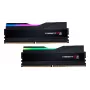 G.Skill Trident Z5 RGB 96GB (2x48GB) DDR5 6000 MT/s CL30 1.35V 288-pin DIMM Galddatora atmiņas komplekts - Melns