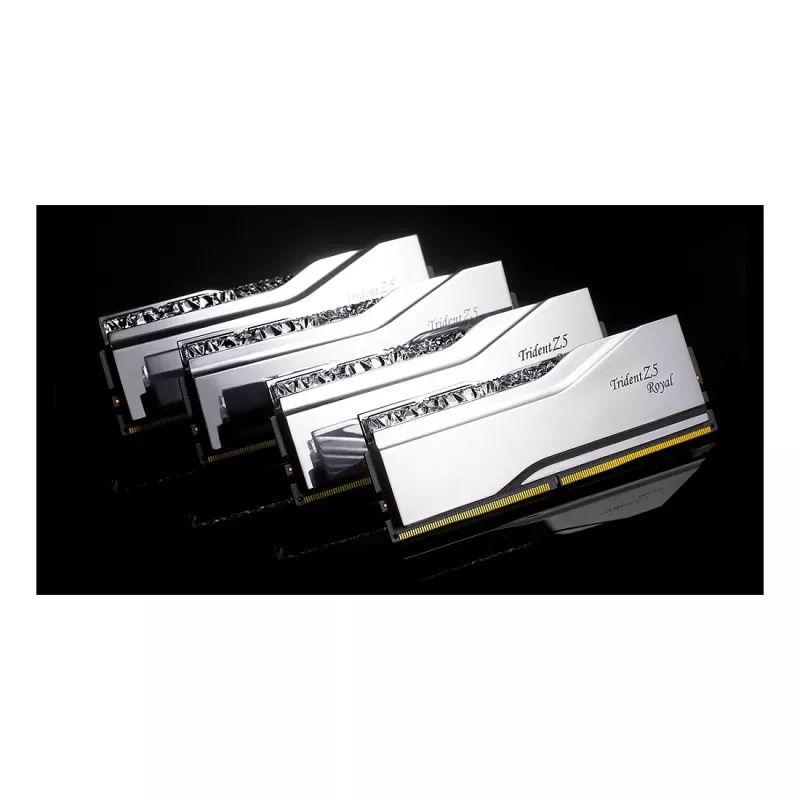 G.Skill Trident Z5 Royal RGB 48GB (2x24GB) DDR5-8400 CL40 galddatora atmiņas komplekts - pulēts sudrabs