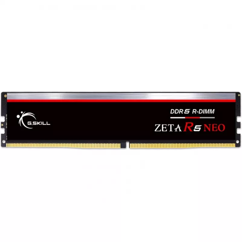 G.Skill Zeta R5 Neo 128 GB (4x 32 GB) DDR5-6400 ECC Registered DIMM Quad Kit - Melns
