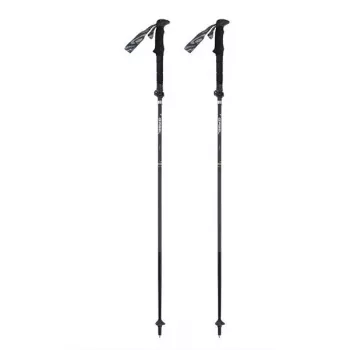 Gabel Hybrid Carbon XTL pārgājienu nūjas – 3 sekciju teleskopiskas, 100-135cm, 230g, Ergo putu rokturis