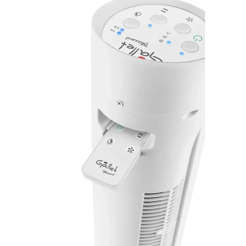 Gallet GALVEN82T torņa ventilators 45W 23cm 3 ātrumi oscilācija tālvadības pults balts