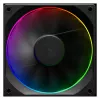 GAMDIAS AEOLUS M3-1201 ARGB korpusa ventilators - 120mm, PWM, hidrauliskais gultnis, melns