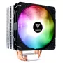 GAMDIAS Boreas E1-410 Lite RGB CPU gaisa dzesētājs - 120mm PWM ventilators, 4 tiešā kontakta siltuma caurules, 180W TDP, RGB apgaismojums, saderīgs ar Intel LGA1700/1200/115X un AMD AM5/AM4, melns