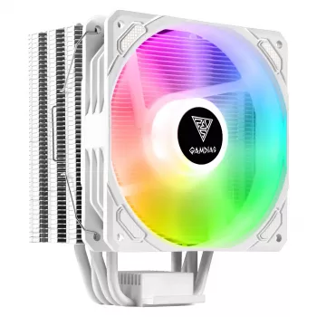 GAMDIAS Boreas E1-410 WH balts RGB CPU gaisa dzesētājs