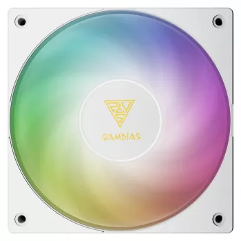 GAMDIAS NOTUS M1-1201 WH ARGB PWM 120mm korpusa ventilators