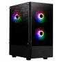 GAMDIAS Talos E3 RGB vidējā torņa ATX korpuss ar rūdīta stikla paneli (melns)