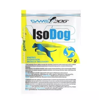 GAME DOG IsoDog izotoniskais papildbarības līdzeklis suņiem – 10 g pulveris paciņā