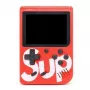 GameBox R1 8 bitu portatīvā retro spēļu konsole ar 400 spēlēm, 3 collu LCD, TV RCA kabeli, sarkana