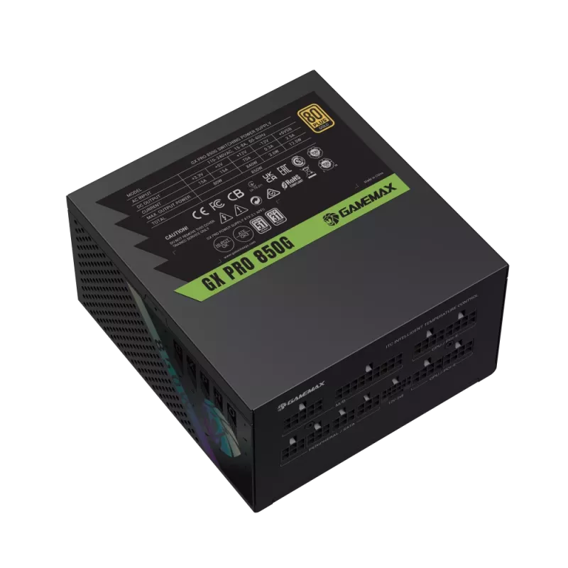 GAMEMAX GX PRO 850G 850W Gold Modular Barošanas Bloks