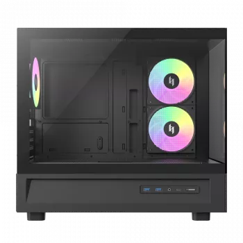 GAMEMAX NEX C31 BK Mid-Tower PC korpuss, MATX/BTF, Melns