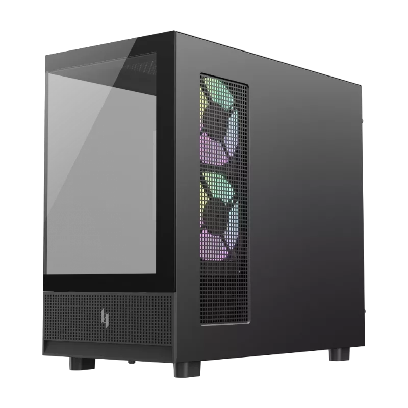 GAMEMAX NEX C31 BK Mid-Tower PC korpuss, MATX/BTF, Melns