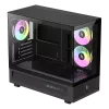 GAMEMAX NEX C31 BK Mid-Tower PC korpuss, MATX/BTF, Melns