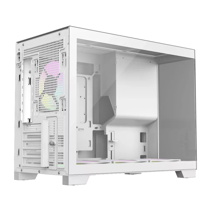 Gamemax NEX C33 WH M-ATX/BTF datora korpuss balts