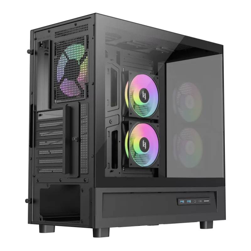 Gamemax NEX C51 BK ATX/BTF datora korpuss