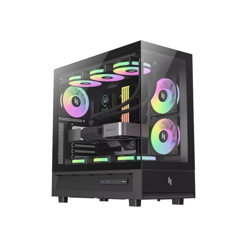 Gamemax NEX C51 BK ATX/BTF datora korpuss