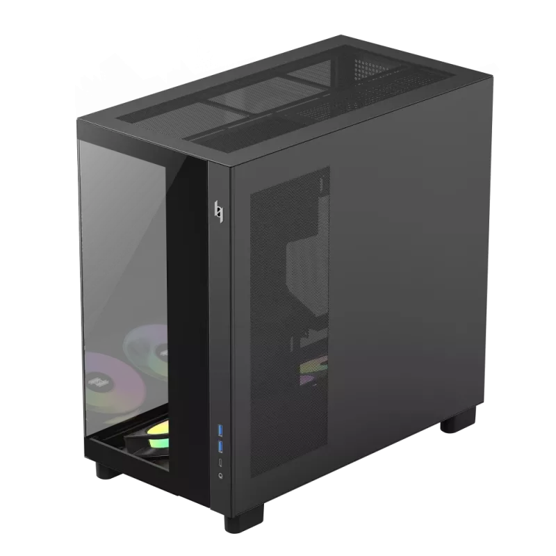 Gamemax NEX C53 BK ATX/BTF korpuss