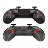 GameSir Cyclone 2 Tri-Mode bezvadu spēļu kontrolieris ar Hall Effect svirām un sprūdiem, RGB apgaismojumu, programmējamām aizmugures pogām, 6 asu žiroskopu, 20h akumulatoru - Melns