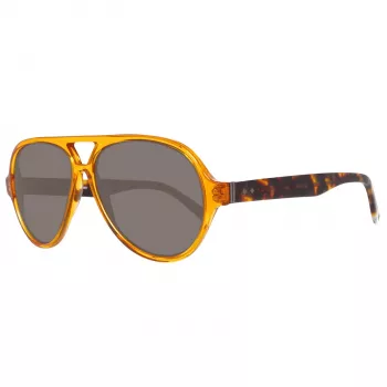 GANT Vīriešu saulesbrilles GRS2003ORTO-3 Bruņurupuča acetāta rāmis Pelēkas polikarbonāta lēcas 58mm
