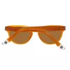 GANT Unisex saulesbrilles GRS2005MOR-1 Brūns plastmasas rāmis Pelēkas polikarbonāta lēcas 49mm