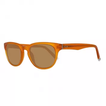 GANT Unisex saulesbrilles GRS2005MOR-1 Brūns plastmasas rāmis Pelēkas polikarbonāta lēcas 49mm