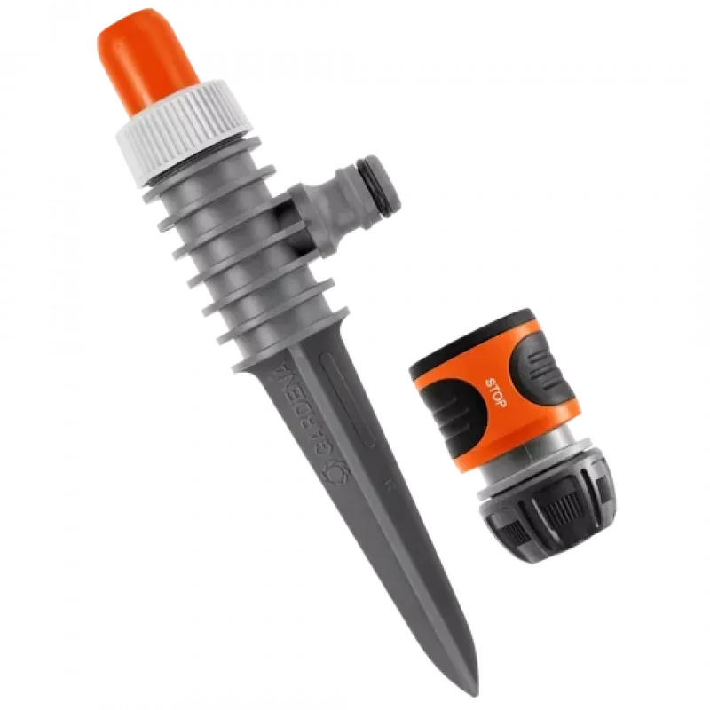 Gardena Classic Cleaning Nozzle 18360-26 - 2 Spray Patterns, Stepless Adjustment, Made in Germany