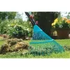 Gardena combisystem lapu grābeklis 3100, 50 cm darba platums, plastmasas zari, pelēks/oranžs