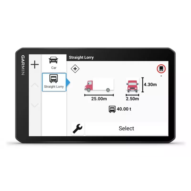 Garmin Dezl LGV720 GPS navigācija ar 6.95 collu displeju, Ziemeļamerikas kartēm, kravas auto maršrutēšanu