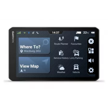 Garmin Dezl LGV720 GPS navigācija ar 6.95 collu displeju, Ziemeļamerikas kartēm, kravas auto maršrutēšanu