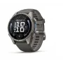 Garmin Fenix 9 – 43mm, titāns ar Pebble Grey silikona siksniņu