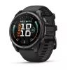 Garmin fenix 9 – 47mm, Carbon Grey DLC titāna ar melnu silikona siksniņu