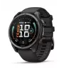 Garmin fenix 9 – 47mm, Carbon Grey DLC titāna ar melnu silikona siksniņu