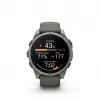 Garmin Fenix 9 – 47mm titāna ar Pebble Grey silikona siksnu