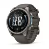Garmin Fenix 9 – 47mm titāna ar Pebble Grey silikona siksnu
