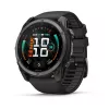 Garmin fenix 9 - 51mm, oglekļa pelēks DLC titāns ar melnu silikona siksnu 010-04763-11