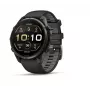 Garmin Fenix 9 Pro – 47mm Carbon Gray DLC titāna ar melnu/pebble grey silikona siksnu