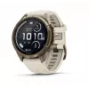 Garmin Fenix 9 Pro – inReach, 43mm Autumn Gold titāna ar krēmkrāsas/franču pelēko silikona siksniņu