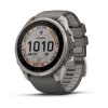 Garmin Fenix 9 Pro – inReach, Solar, 51mm titāna ar Pebble Grey silikona siksnu