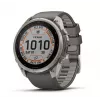 Garmin Fenix 9 Pro – inReach, Solar, 51mm titāna ar Pebble Grey silikona siksnu