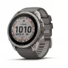 Garmin Fenix 9 Pro – inReach, Solar, 51mm titāna ar Pebble Grey silikona siksnu