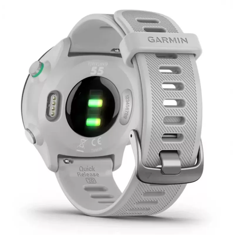 Garmin Forerunner 55 GPS viedpulkstenis 42 mm Balts