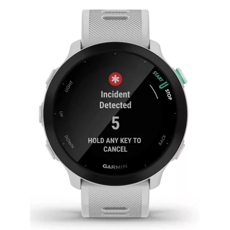 Garmin Forerunner 55 GPS viedpulkstenis 42 mm Balts