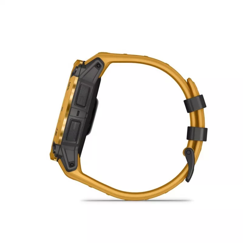 Garmin Instinct 3 – 50 mm, Solar Sunburst ar Sunburst/Pelēku siksnu