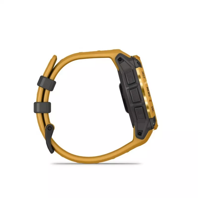 Garmin Instinct 3 Solar 45mm GPS Smartwatch Sunburst ar Sunburst/Pelēku siksniņu