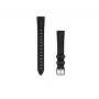 Garmin Lily 2 ādas pulksteņa siksniņa, 14 mm, melna